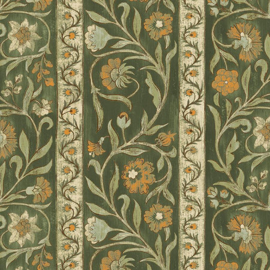 Purchase Jmw1046-11 Potter Stripe, Green Stripes - Kravet Couture Wallpaper - Jmw1046.11.0