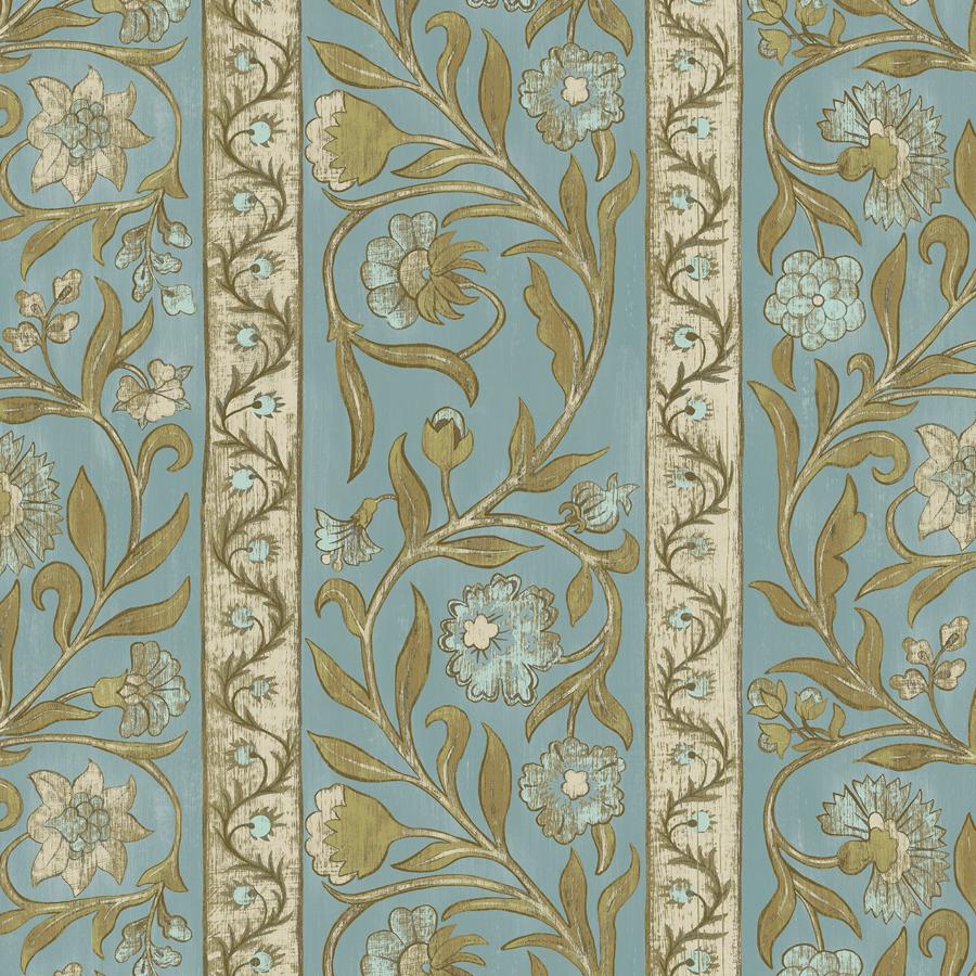 Purchase Jmw1046-41 Potter Stripe, Blue Stripes - Kravet Couture Wallpaper - Jmw1046.41.0