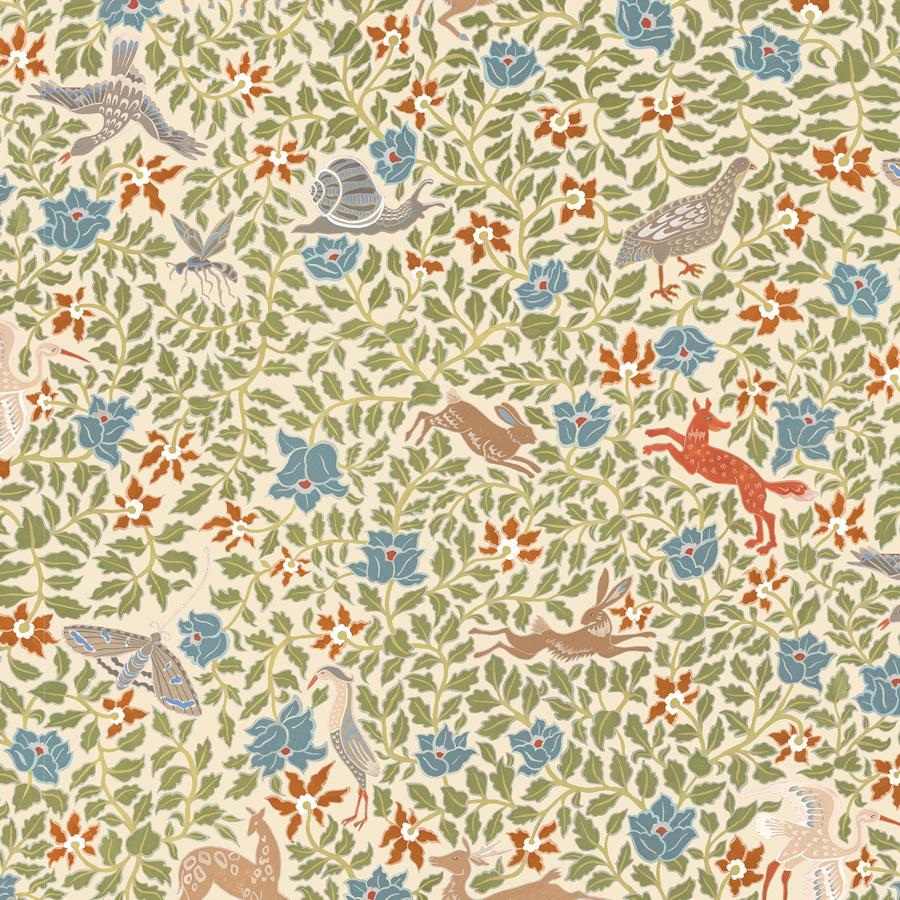 Purchase Jmw1047-01 Haresfield Walk, Beige Animals - Kravet Couture Wallpaper - Jmw1047.01.0