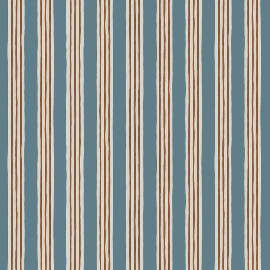 Purchase Jmwrkem-02 Kemble Stripe, Blue Stripes - Kravet Couture Wallpaper - Jmwrkem.02.0