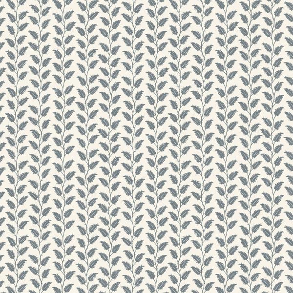 Sample - Jmwrlea-01 | Leaf Wiggle, Blue Botanical - Kravet Couture Wallpaper - Jmwrlea.01.0