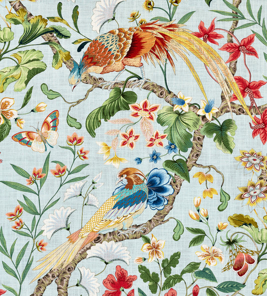 Purchase Old World Weavers Fabric Pattern number JP 00011340, Botany Bay Sky Multi 1