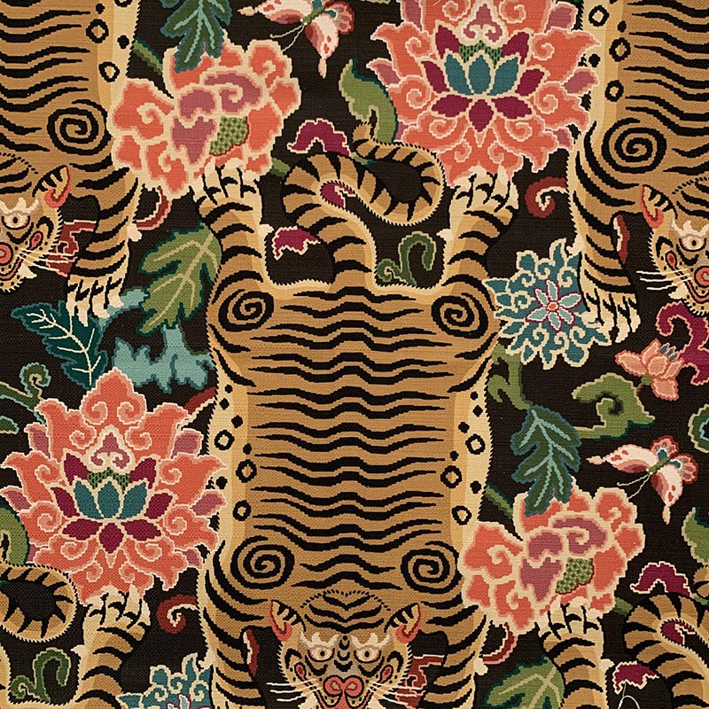Sample 10049 Kenya Blooming, Multicolored by Magnolia Fabric