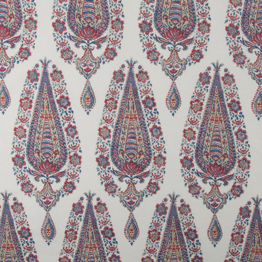Save 8016101-19 Komal Paisley Madder/Blue Paisley by Brunschwig & Fils Fabric