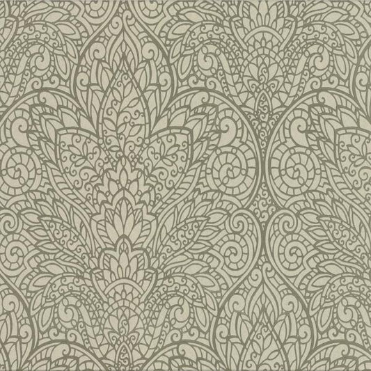 W3467.16.0 damask beige wallpaper Kravet Design