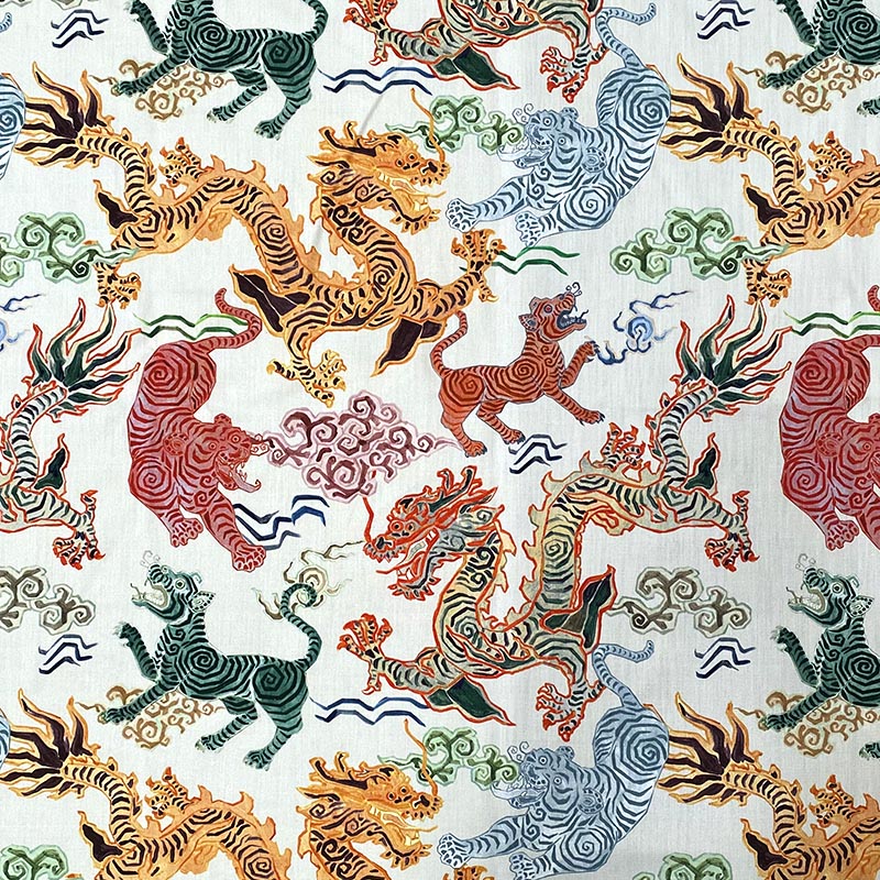 Buy 9961 Linus Neutral Multicolored Magnolia Fabric