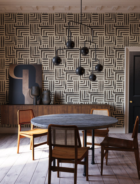 Purchase Lm5365 | Lemieux Et Cie Signature, Painterly Labyrinth - York Wallpaper