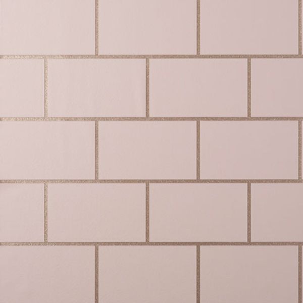 Purchase M1635 Brewster Wallpaper, Metro Rose Gold Tile - Medley