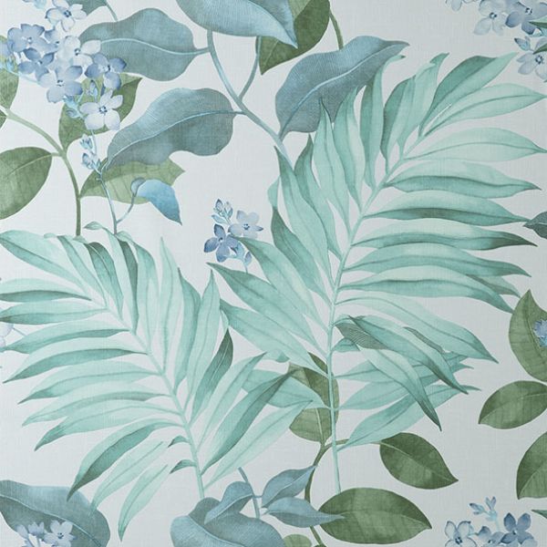 Purchase M1651 Brewster Wallpaper, Eden Grey Tropical - Medley
