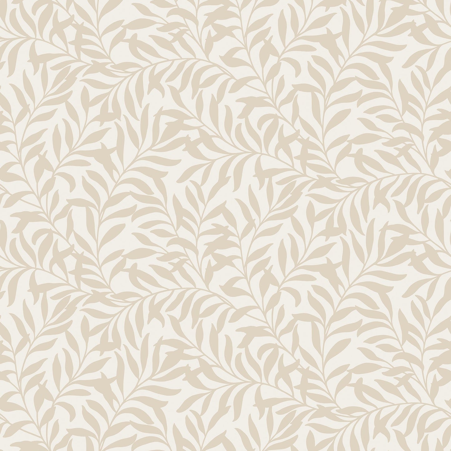Purchase M1668 Archive Collection, Salix Beige Leaf Wallpaper by Brewster