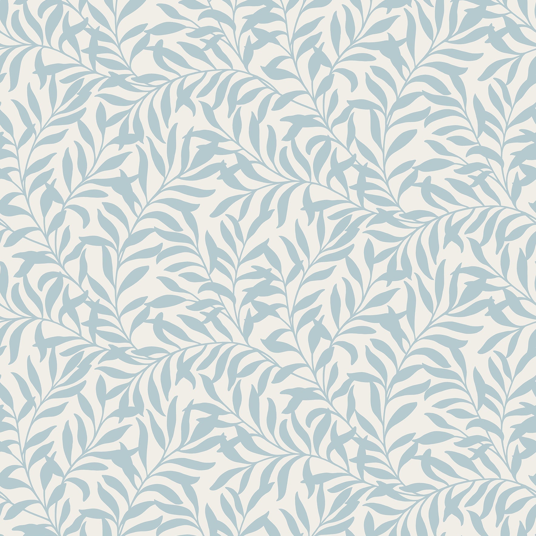 Purchase M1669 Archive Collection, Salix Light Blue Leaf Wallpaper by Brewster