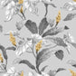 Purchase M1691 Archive Collection, Meridian Parade Grey Tropical Leaves Wallpaper by Brewster