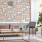 Purchase M1714 Brewster Wallpaper, Krasner Pink Gallery - Medley1