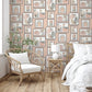 Purchase M1714 Brewster Wallpaper, Krasner Pink Gallery - Medley12