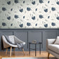 Purchase M1716 Brewster Wallpaper, Synergy Navy Floral - Medley12