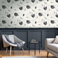 Purchase M1719 Brewster Wallpaper, Synergy Black Floral - Medley12