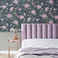 Purchase M1723 Brewster Wallpaper, Akina Navy Floral - Medley1