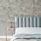 Purchase M1724 Brewster Wallpaper, Akina Sage Floral - Medley1