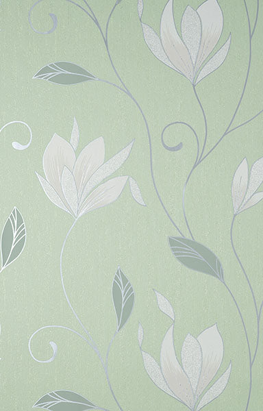 Purchase M1739 Brewster Wallpaper, Synergy Light Green Floral - Medley