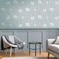 Purchase M1740 Brewster Wallpaper, Synergy Light Blue Floral - Medley12