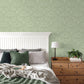 Purchase M1744 Brewster Wallpaper, Camille Sage Damask - Medley1