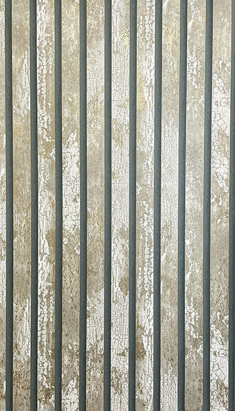 Purchase M1752 Brewster Wallpaper, Oxidize Neutral Vertical Slats - Medley