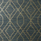 Purchase M1774 Brewster Wallpaper, Fusion Navy Trellis Wallpaper - Medley