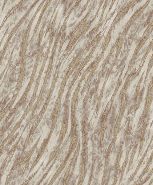 Purchase M1862 Brewster Wallpaper, Arran Rose Gold Swirling Stripe - Medley