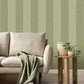 Purchase M1866 Brewster Wallpaper, Finn Green Chevron Stripe - Medley1