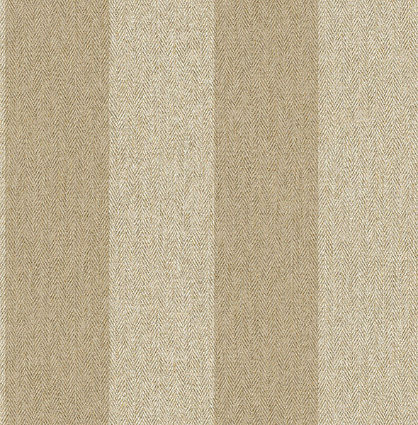 Purchase M1869 Brewster Wallpaper, Finn Light Brown Chevron Stripe - Medley