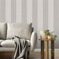 Purchase M1872 Brewster Wallpaper, Finn Grey Chevron Stripe - Medley1