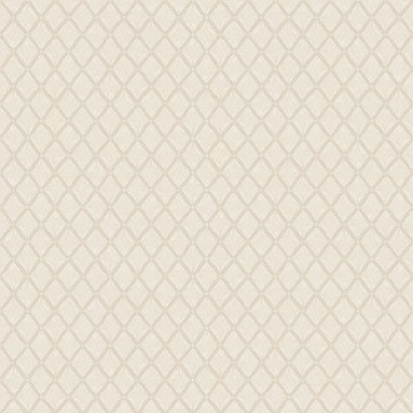 Purchase M95679 Brewster Wallpaper, Santina Eggshell Trellis - Medley