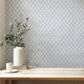 Purchase M95681 Brewster Wallpaper, Santina Natural & Grey Trellis - Medley1