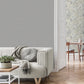 Purchase M95681 Brewster Wallpaper, Santina Natural & Grey Trellis - Medley12