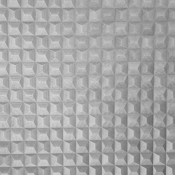 Purchase M95684 Brewster Wallpaper, Romero Grey 3D Geometric - Medley
