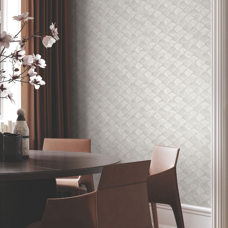 Purchase Ma34906 | Opulent Accents, Waterford Dove Tiled - Antonina Vella Wallpaper