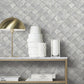 Purchase Ma34907 | Opulent Accents, Waterford Grey Tiled - Antonina Vella Wallpaper