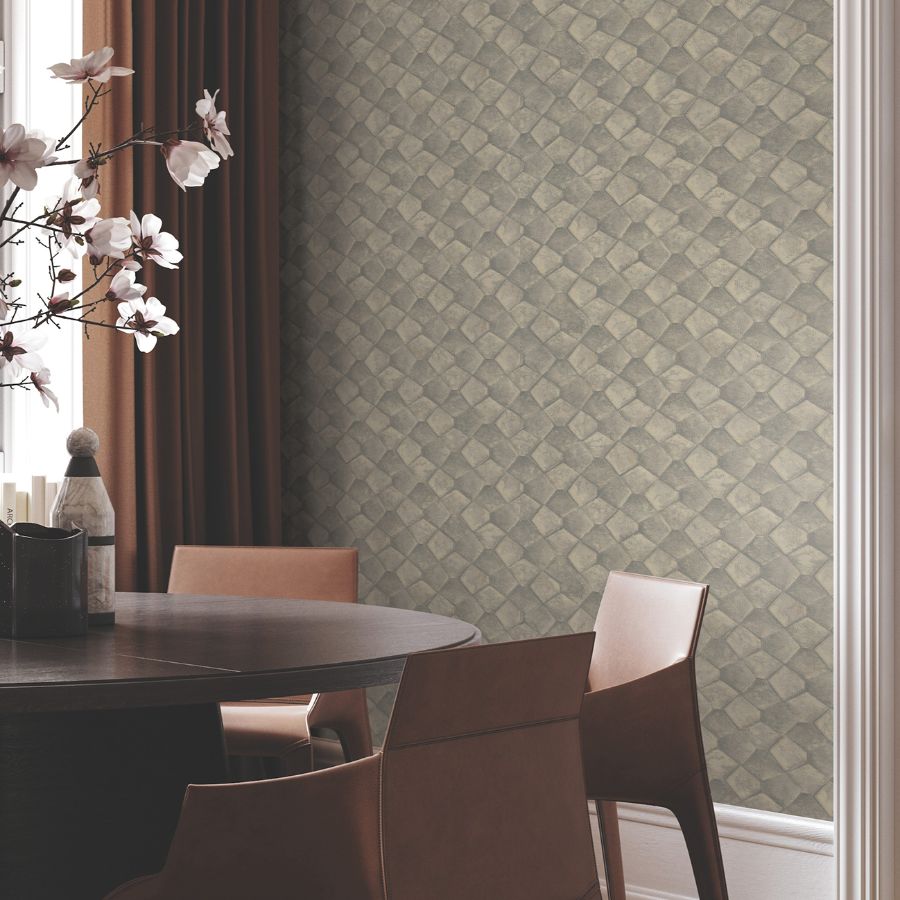 Purchase Ma34909 | Opulent Accents, Waterford Gold Tiled - Antonina Vella Wallpaper