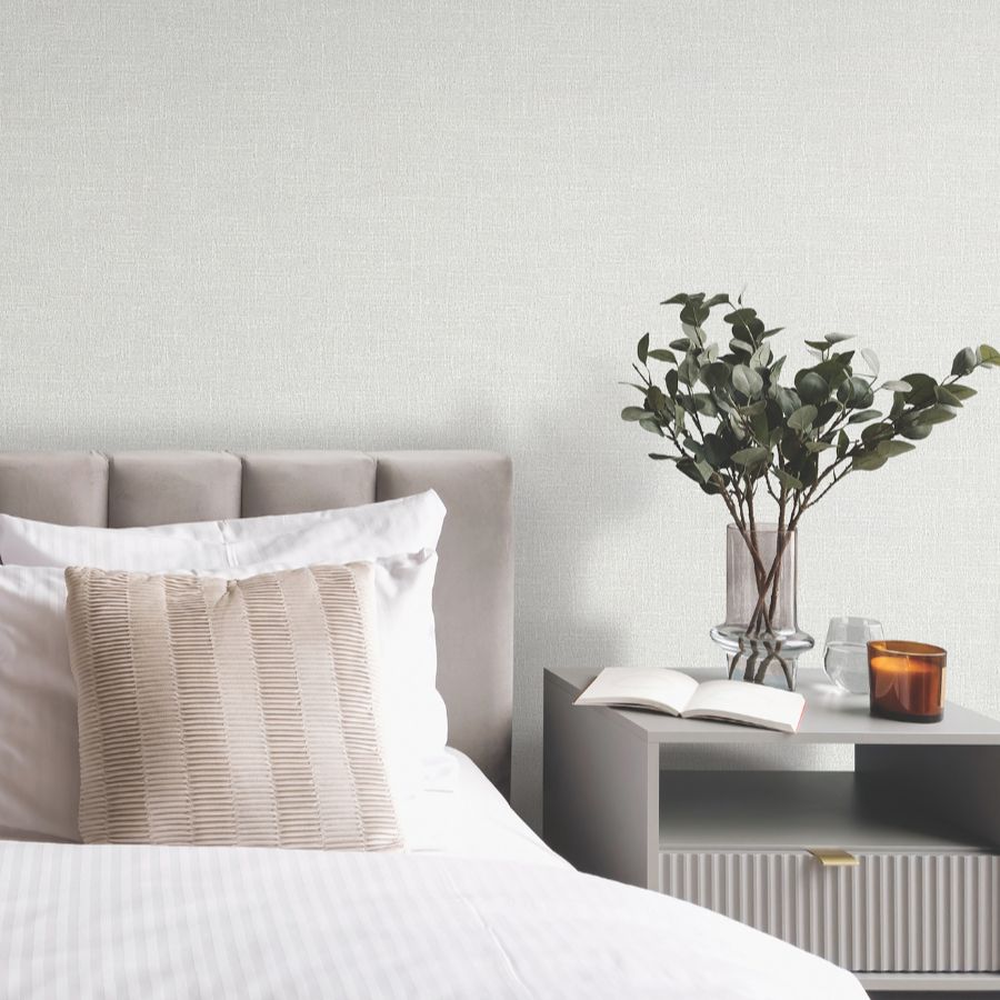 Purchase Ma34912 | Opulent Accents, Highland Tweed Light Grey Faux Fabric - Antonina Vella Wallpaper