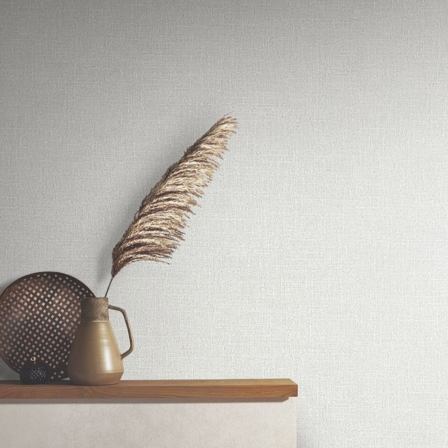 Purchase Ma34912 | Opulent Accents, Highland Tweed Light Grey Faux Fabric - Antonina Vella Wallpaper