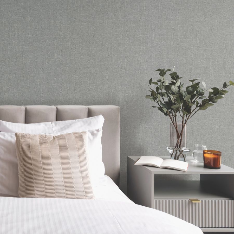 Purchase Ma34915 | Opulent Accents, Highland Tweed Dark Grey Faux Fabric - Antonina Vella Wallpaper