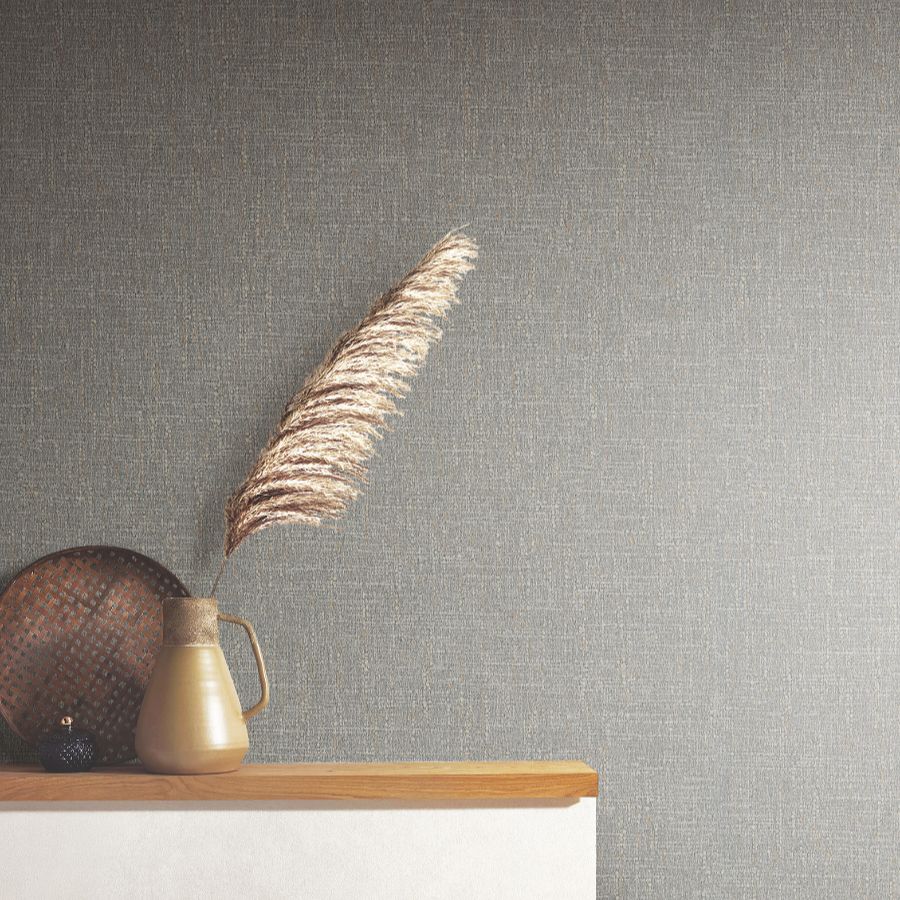 Purchase Ma34915 | Opulent Accents, Highland Tweed Dark Grey Faux Fabric - Antonina Vella Wallpaper
