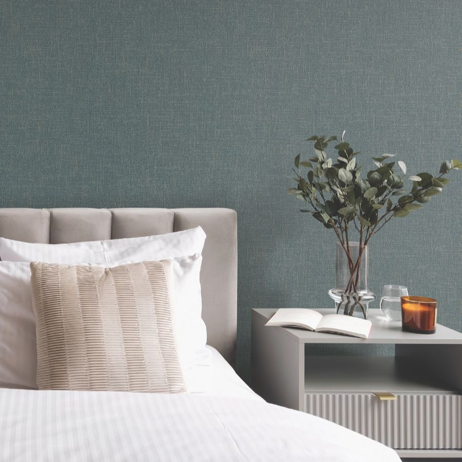 Purchase Ma34917 | Opulent Accents, Highland Tweed Dark Blue Faux Fabric - Antonina Vella Wallpaper