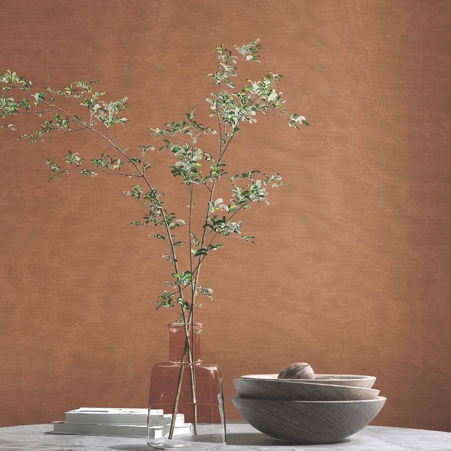 Purchase Ma34926 | Opulent Accents, Shimmering Moire Copper Textured - Antonina Vella Wallpaper