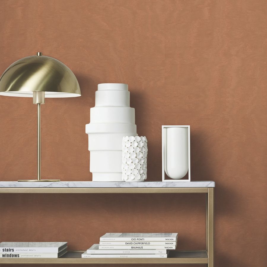 Purchase Ma34926 | Opulent Accents, Shimmering Moire Copper Textured - Antonina Vella Wallpaper