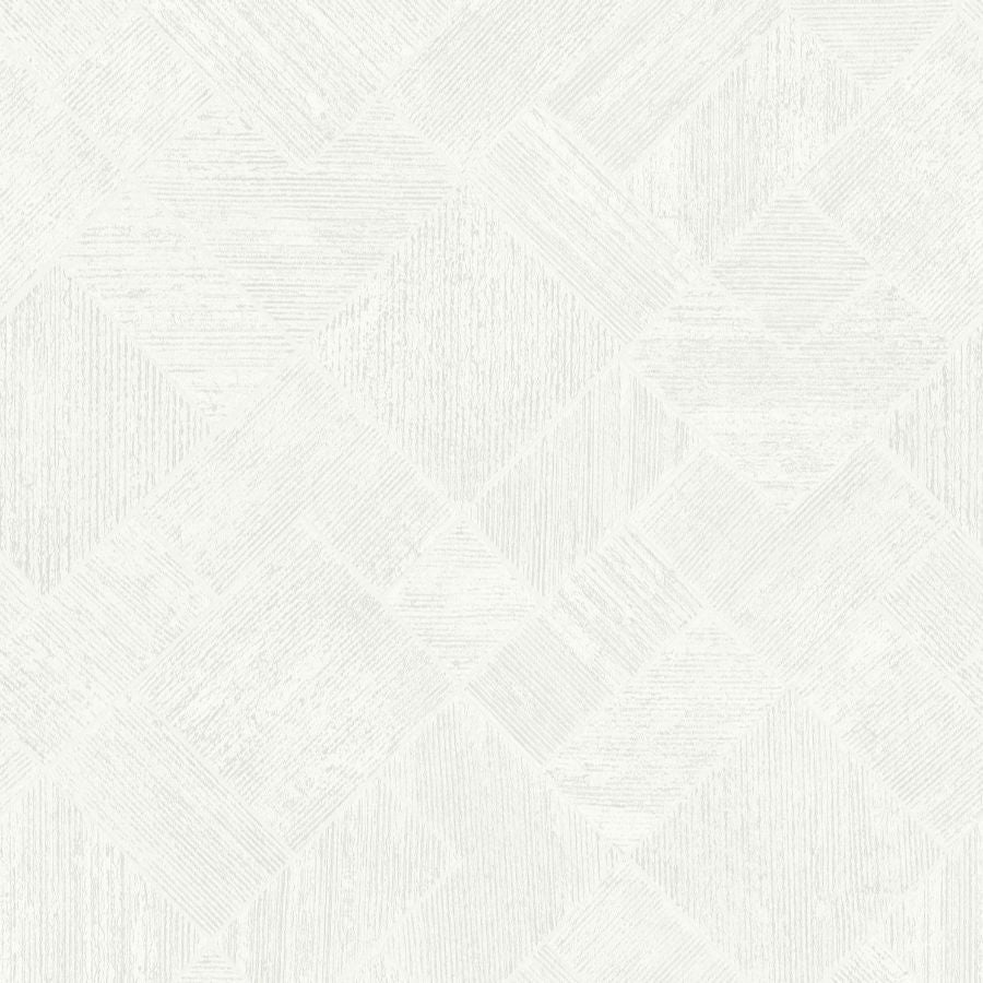 Purchase Ma35508 | Opulent Accents, Marquetry White Tile - Antonina Vella Wallpaper
