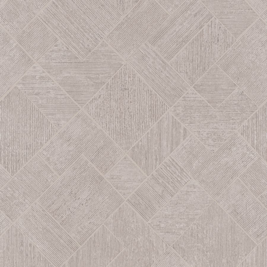 Purchase Ma35510 | Opulent Accents, Marquetry Grey Tile - Antonina Vella Wallpaper