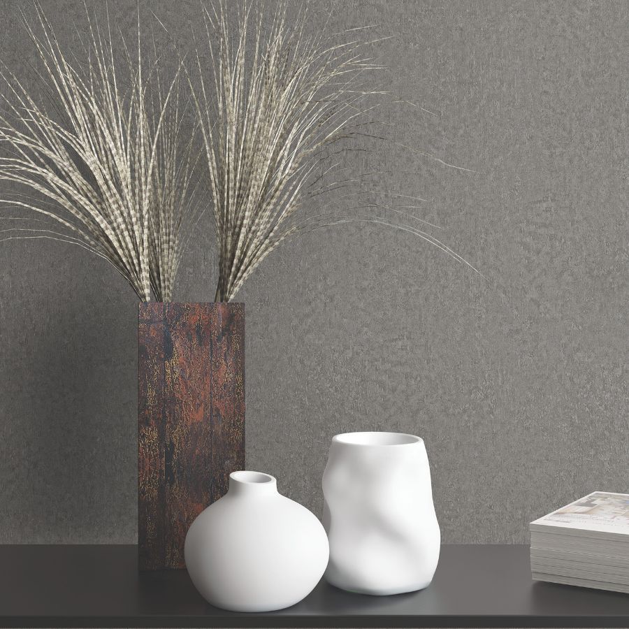 Purchase Ma35541 | Opulent Accents, Jemma Dark Grey Distressed - Antonina Vella Wallpaper