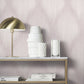 Purchase Ma35802 | Opulent Accents, Starfall Mauve Metallic Ikat - Antonina Vella Wallpaper