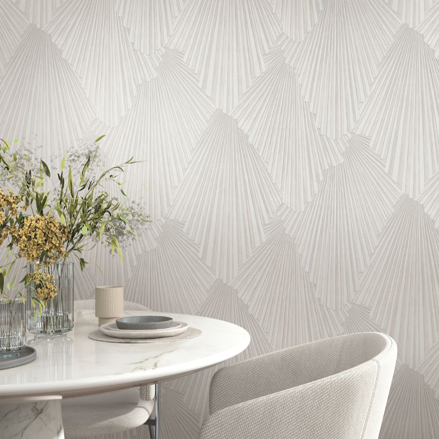 Purchase Ma35847 | Opulent Accents, Lumiere Champagne Deco Geo - Antonina Vella Wallpaper